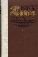 Luther, Tischreden oder Colloqvia Doct. Mart. Luthers