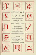 [Ravilious, Almanack 1929. With Twelve Designs Engraved on Wood by Eric Ravilious