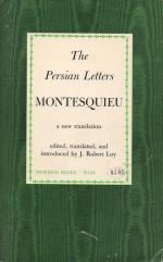 Montesquieu. The Persian Letters.