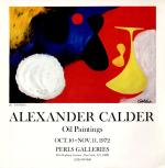 [Calder, Exhibition – Catalogue – “Alexander Calder” – “Oil Paintings”.