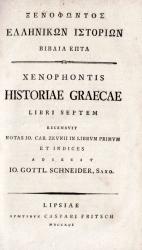 Xenophon / Schneider, Xenophontis Historiae Graecae