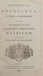 Busby, Grammatica Busbeiana