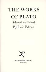 [Plato] Edman, The Works of Plato.