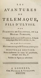 [Telemaque] Fenelon, Les Aventures de Telémaque, fils d’Ulysse.