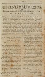 O’Connor, Two Volumes of the Hibernian Magazine (1797 &amp; 1798)