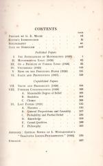 [Wittgenstein] Ramsey, The Foundations of Mathematics and other logical Essays
