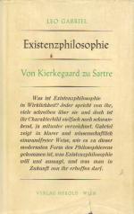 Gabriel- Existenzphilosophie. Von Kierkegaard zu Sartre