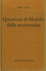 Casari, Questioni di filosofia della matematica