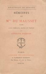 Du Hausset,Mémoires de Mme Du Hausset.