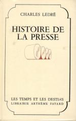 Ledré, Histoire de la Presse.