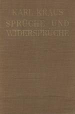 Kraus, Sprüche und Widersprüche.