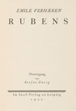 [Stefan Zweig] Emile Verhaeren, Rubens.