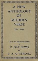 Day Lewis, A New Anthology of Modern Verse, 1920-1940.