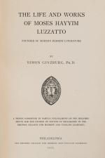 [Luzzatto, The Life and Works of Moses Hayyim Luzzatto.