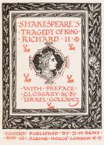 Shakespeare, King Henry the VIII / King Richard II.