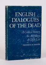 Keener, English Dialogues of the Dead – A Critical History, An Anthology, and A 