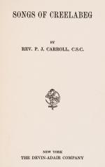 Carroll, Songs of Creelabeg.