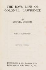 [Lawrence, The Boys’ Life of Colonel Lawrence.