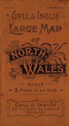 Gall & Inglis. Large Map of North Wales.