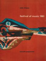 Radio Eireann. Festival of Music 1963.