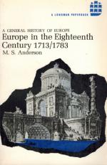 Anderson, Europe in the Eighteenth Century 1713-1783.