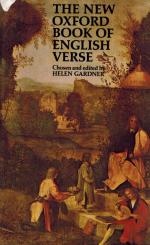 Gardner, The New Oxford Book of English Verse - 1250-1950.