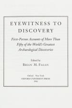 Fagan, Eyewitness to Discovery – First Person Accounts of More Than Fifty of the