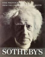 Sotheby's. Fine Photographs from the Collection of Paul F Walter London Thursday 10 May 2001.