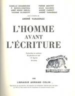 Varagnac, L'Homme avant L'Écriture.