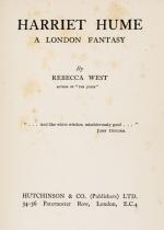 West, Harriet Hume: A London Fantasy.