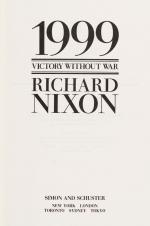 Nixon, 1999 - Victory Without War.