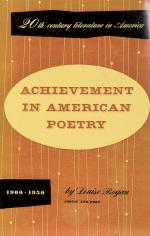 Bogan, Achievement in American Poetry – 1900-1950.