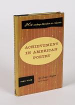 Bogan, Achievement in American Poetry – 1900-1950.