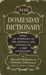 Kaplan, The Domesday Dictionary.