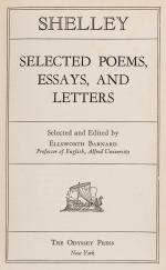 Barnard, Shelley. Selected Poems, Essays, and Letters.