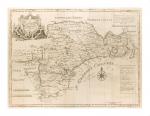 Charles Smith / Philip Luckombe - Large Map of County Waterford in the 18th century