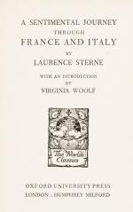 Sterne, A Sentimental Journey Through France And Italy: with an introduction by 