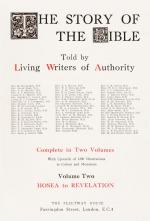 The Fleetway House Publishers. The Story of the Bible, told by Living Writers of