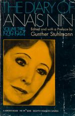 Nin, The Diary of Anaïs Nin. Volume Two: 1934-1939 and Volume Three: 1939-1944.